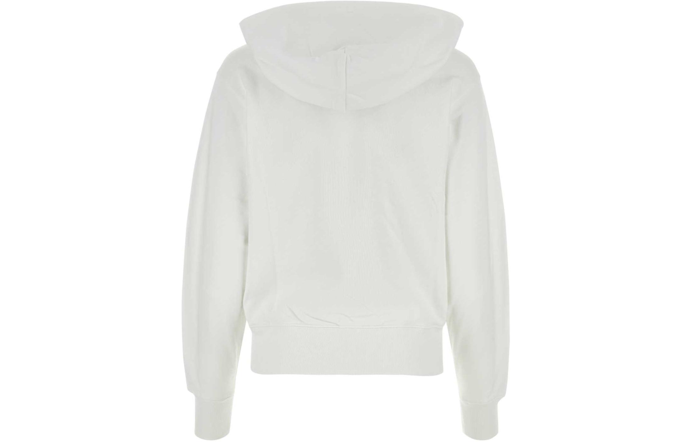 (Women) KENZO FW23  White Floral Letter Embroidered Cropped Hoodie. FE52SW1244MF-02 圖 3