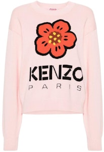 (W) KENZO 2023秋冬花卉字母印花粉色针织圆领毛衣 FD52PU3803LC-34 Order (W) KENZO 2023秋冬花卉字母印花粉色针织圆领毛衣 FD52PU3803LC-34