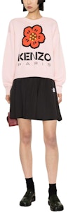 (W) KENZO 2023秋冬花卉字母印花粉色针织圆领毛衣 FD52PU3803LC-34 Lookbook (W) KENZO 2023秋冬花卉字母印花粉色针织圆领毛衣 FD52PU3803LC-34