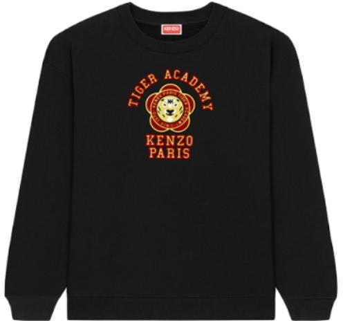 women-kenzo-fw-23-floral-tiger-logo-print-crewneck-sweatshirt-women-black-fd-62-sw-0724-me-99-j