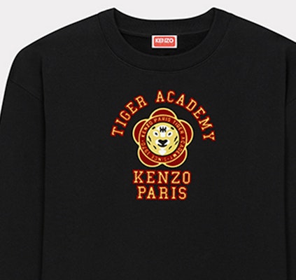 (W) Sudadera Negra Mujer KENZO FW23 Logo Tigre Floral. FD62SW0724ME-99J Sizing (W) Sudadera Negra Mujer KENZO FW23 Logo Tigre Floral. FD62SW0724ME-99J