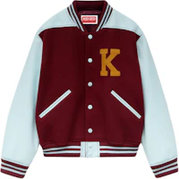 (Women) KENZO FW26 Wool Loose Fit Single-Breasted Baseball Jacket FG62BL1959OL-23 (Women) KENZO FW26 Wool Loose Fit Single-Breasted Baseball Jacket FG62BL1959OL-23