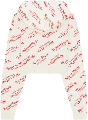 (W) Kenzo灰白字母印花宽松长袖连帽短款卫衣 FE52SW1234MI-02 Lookbook (W) Kenzo灰白字母印花宽松长袖连帽短款卫衣 FE52SW1234MI-02