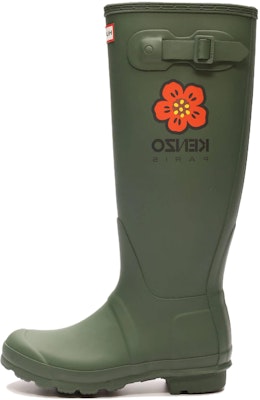 KENZO 橡膠 圓頭套筒舒適氣質 高筒靴 女款 綠色 Buy KENZO 橡膠 圓頭套筒舒適氣質 高筒靴 女款 綠色