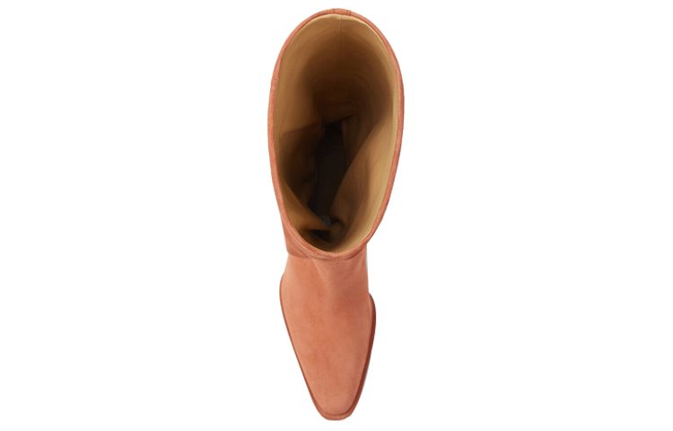 Shop (Women) Kenzo High-Top Sheepskin Boots 'Copper' FB62BT042L74-CU