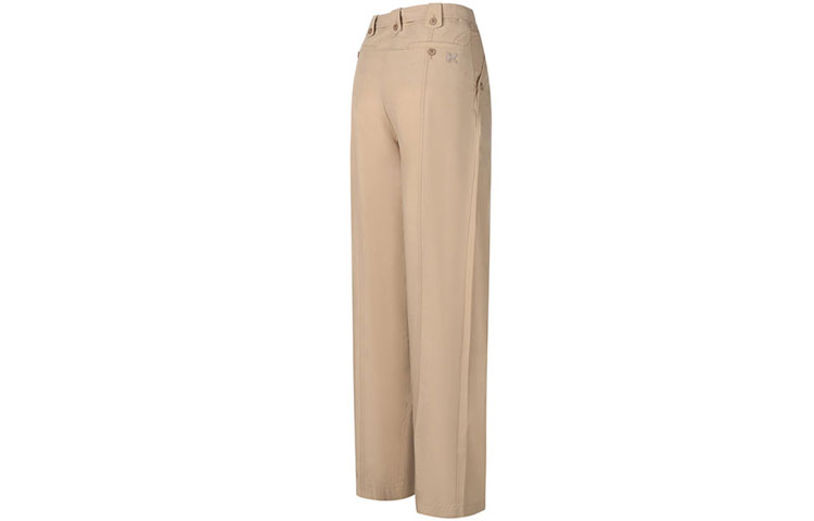 Shop (Women) KENZO High-Waisted Casual Pants Light Beige Cotton. FB52PA0339SA-11