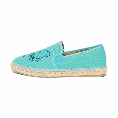 (W) Kenzo High Summer Capsule Collection 'Mint Green Tiger Slip-On'
