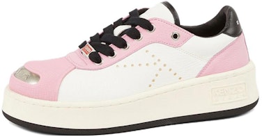 (Women) Kenzo Hoops Low 'Pink White' FD52SN040L53.30 (Women) Kenzo Hoops Low 'Pink White' FD52SN040L53.30