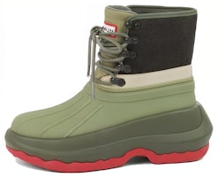 (Women) Kenzo Hunter x 'Deep Khaki Short Outdoor Boots' FD62BT902F91.51 (Women) Kenzo Hunter x 'Deep Khaki Short Outdoor Boots' FD62BT902F91.51