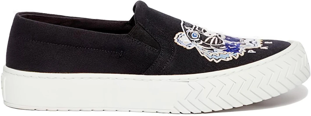 KENZO K-SkateTiger 高田賢三 虎頭刺繡 時尚板鞋 女款 黑色 Order KENZO K-SkateTiger 高田賢三 虎頭刺繡 時尚板鞋 女款 黑色