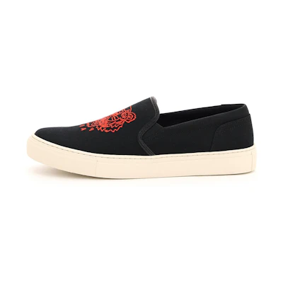 (W) Kenzo K-Skate Slip-On Sneakers 'Black Tiger'