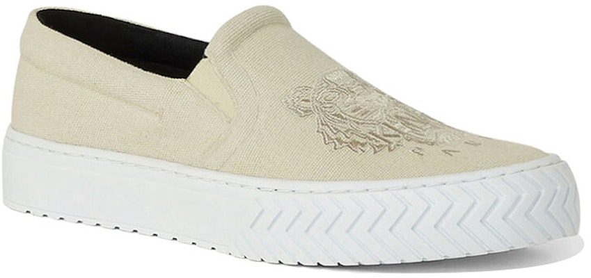 (W) ケンゾー K-スケート 刺繍タイガースリッポン ベージュ FA62SN200F7003-36 Lookbook (W) ケンゾー K-スケート 刺繍タイガースリッポン ベージュ FA62SN200F7003-36