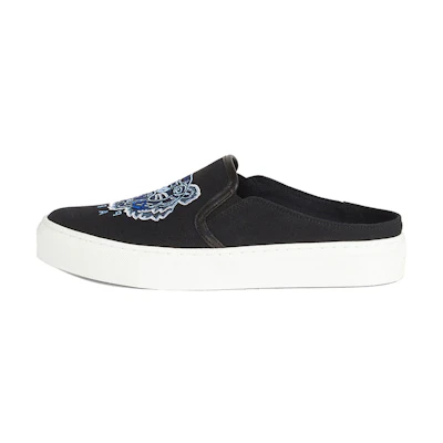 (W) Kenzo K-Skate Black Blue 'Tiger Slip-On'