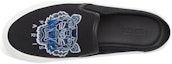 Shop (W) Kenzo K-Skate Hitam Biru 'Tiger Slip-On' FB52SN105F7099-35