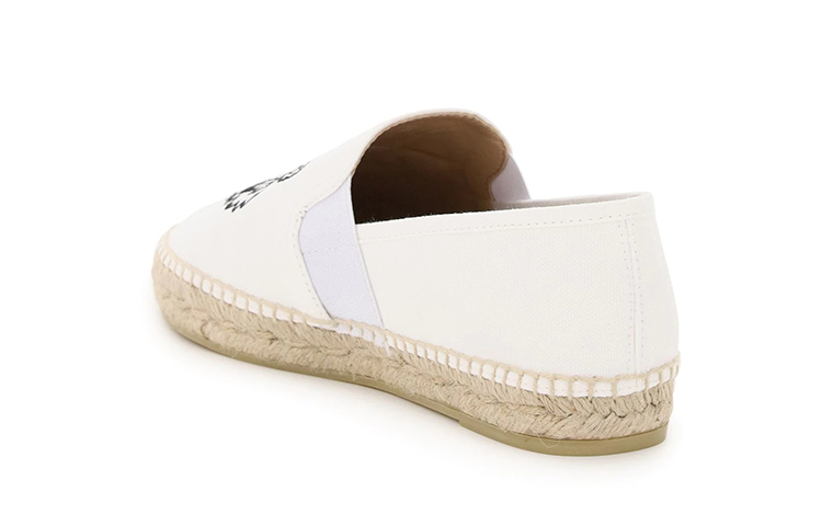 (W) Kenzo KENZO White 'Takada Kenzo Embroidered Flats' 圖 2