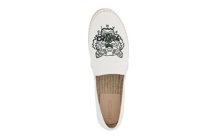 (W) Kenzo KENZO White 'Takada Kenzo Embroidered Flats' 圖 3