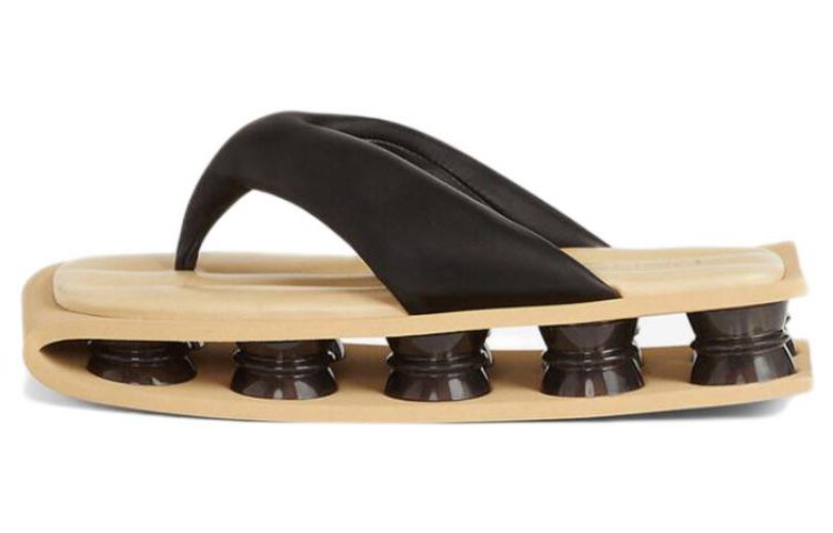 (Women) Kenzo Kenzori 'Black Quilted Leather Sandal' FB52MU030L51-99