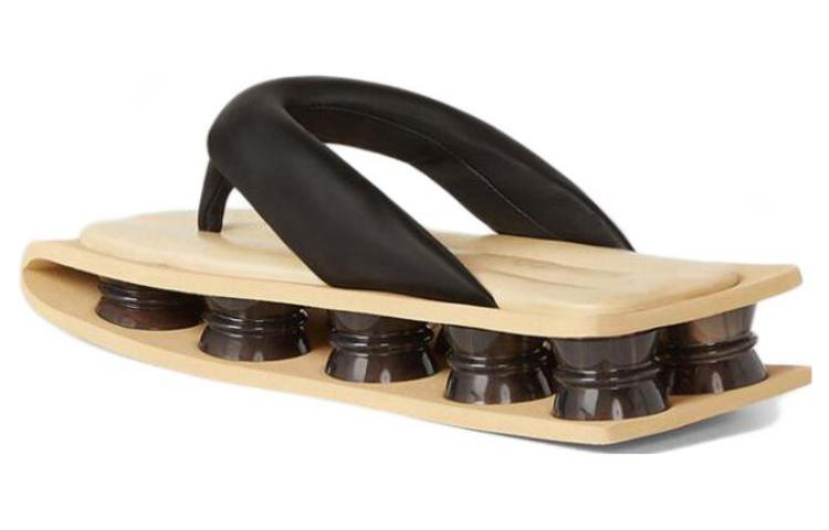 (W) Kenzo Kenzori 'Black Quilted Leather Sandal' 圖 3