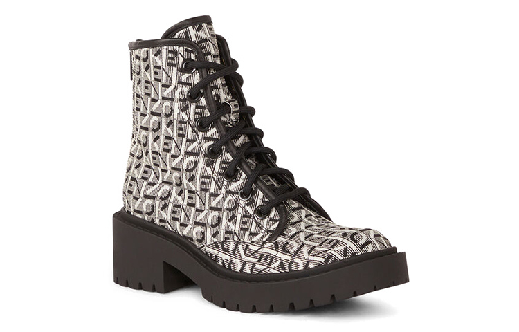 (W) Kenzo Leather Ankle Boots 'Brown Print' 圖 2
