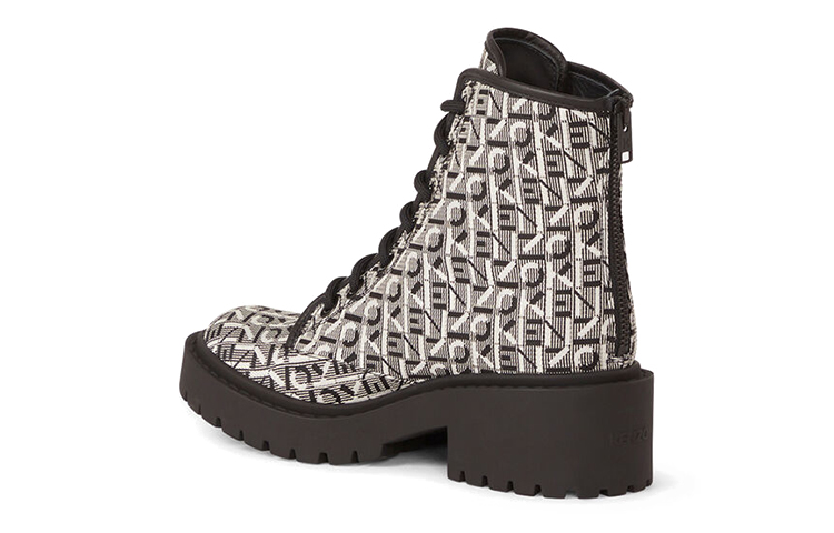 (W) Kenzo Leather Ankle Boots 'Brown Print' 圖 4