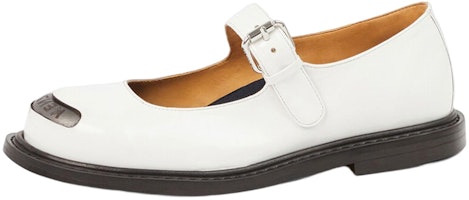 (Women) Kenzo Leather Buckle Round-Toe Loafers 'White' FD52BA704L64.01 (Women) Kenzo Leather Buckle Round-Toe Loafers 'White' FD52BA704L64.01