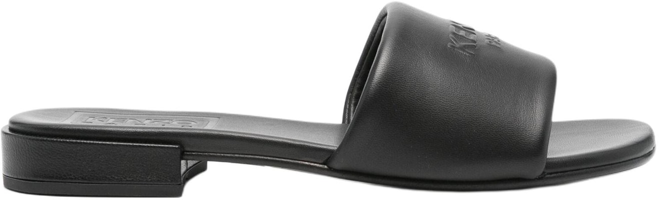 (W) Kenzo 黑色时尚开口皮凉拖鞋 FE52MU120L79.99 Order (W) Kenzo 黑色时尚开口皮凉拖鞋 FE52MU120L79.99