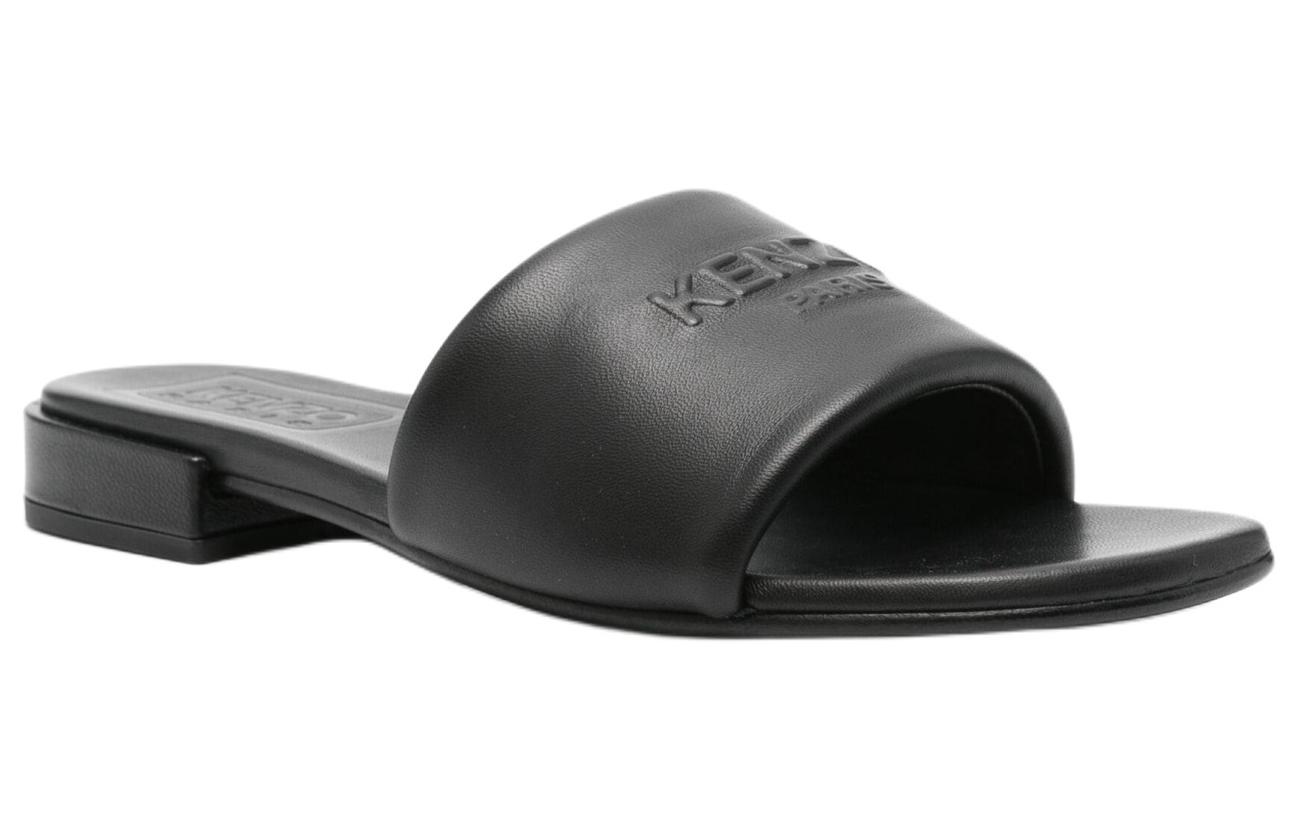 Lookbook (W) Sandal Terbuka Kulit Kenzo Fashion 'Hitam' FE52MU120L79.99