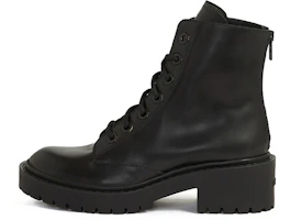(Women) Kenzo Leather Lace-Up Bootie 'Black' F952BT340L62-99 (Women) Kenzo Leather Lace-Up Bootie 'Black' F952BT340L62-99