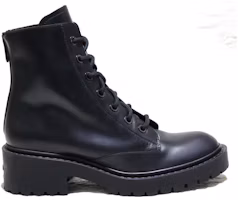 Order (W) Kenzo 黑色皮革系带短靴 F952BT340L62-99