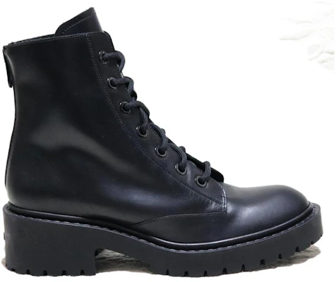 (W) Kenzo Boot Kulit Lace-Up 'Hitam' F952BT340L62-99 Order (W) Kenzo Boot Kulit Lace-Up 'Hitam' F952BT340L62-99