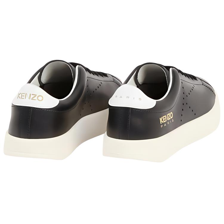 (W) Kenzo Leather Lace-Up Low Top 'Black Fashion' 圖 3