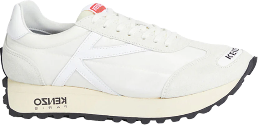 (W) Sneaker Basse Kenzo in Pelle Antiscivolo con Lacci ''Bianco'' FD52SN050F54.02 Order (W) Sneaker Basse Kenzo in Pelle Antiscivolo con Lacci ''Bianco'' FD52SN050F54.02