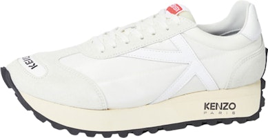 (Women) Kenzo Leather Lace-up Non-slip Low Top Sneaker 'White' FD52SN050F54.02 (Women) Kenzo Leather Lace-up Non-slip Low Top Sneaker 'White' FD52SN050F54.02