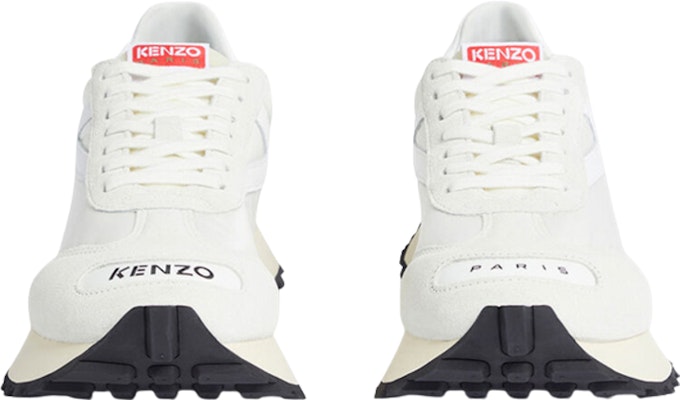 (W) ケンゾー 白 レザー レースアップ ローカット スニーカー (滑り止め) FD52SN050F54.02 Lookbook (W) ケンゾー 白 レザー レースアップ ローカット スニーカー (滑り止め) FD52SN050F54.02
