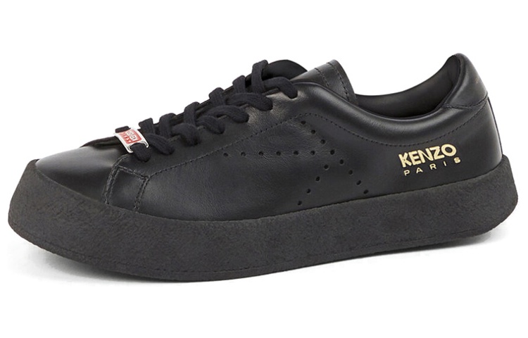 (Women) Kenzo Leather Low-Top 'Black Fashion' FC62SN030L50.99A