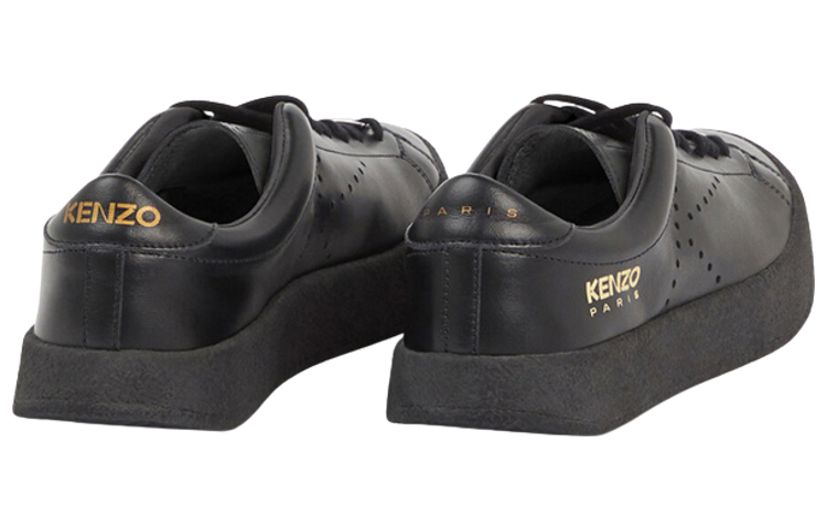 Lookbook (W) Kenzo Zapatillas de Cuero Bajas 'Moda Negra' FC62SN030L50.99A
