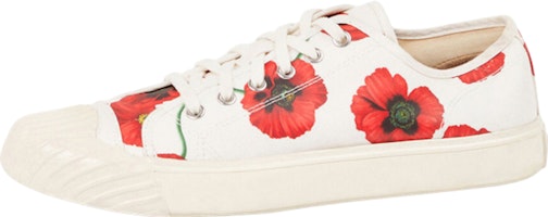 (Women) Kenzo Leather Low-Top 'Floral White' FC62SN010F70.01 (Women) Kenzo Leather Low-Top 'Floral White' FC62SN010F70.01
