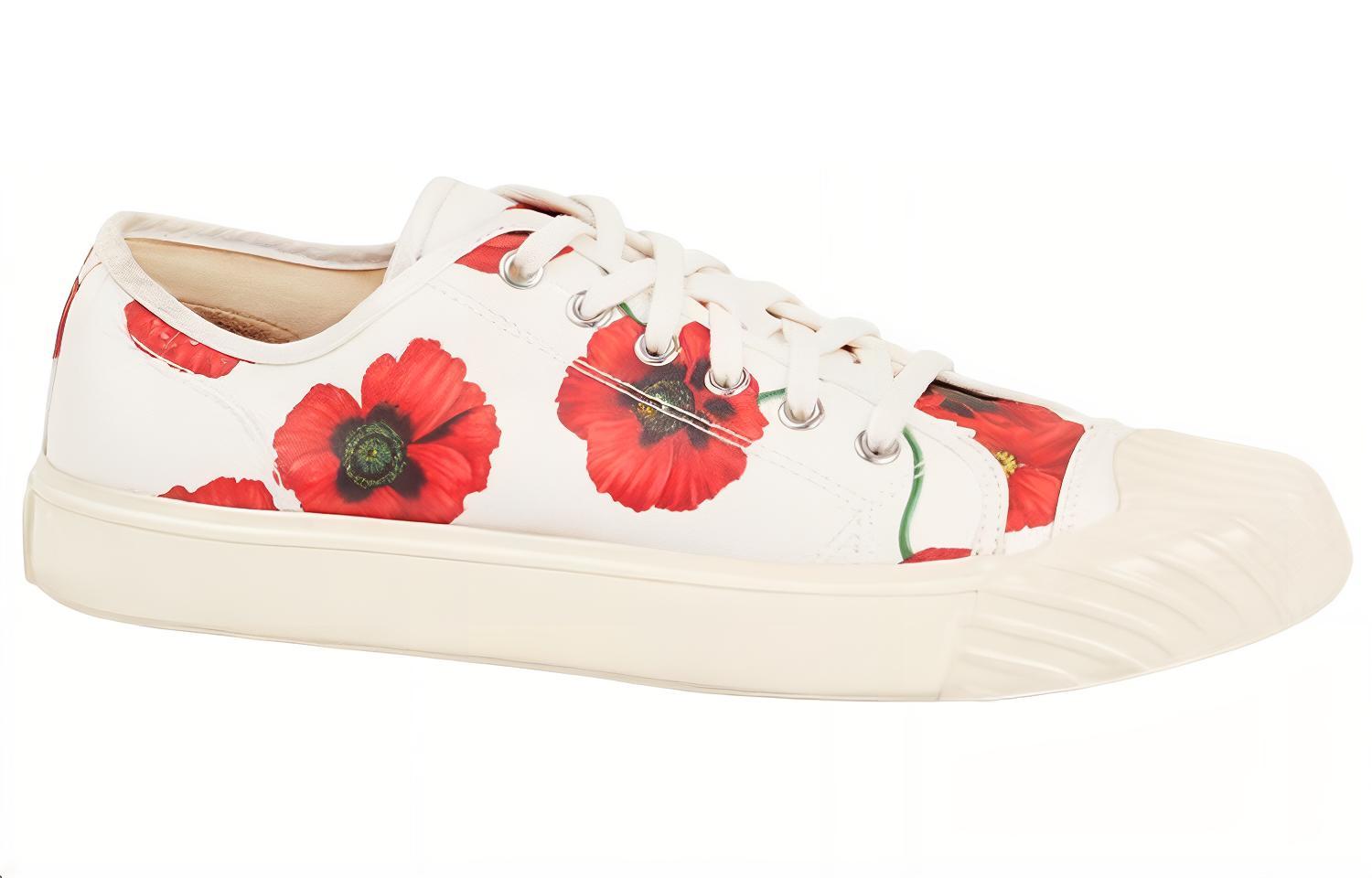 (W) Kenzo Leather Low-Top 'Floral White' 圖 2