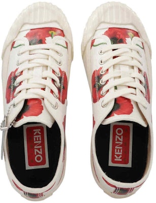 (Women) Kenzo Leather Low-Top 'Floral White' FC62SN010F70.01 Shop (Women) Kenzo Leather Low-Top 'Floral White' FC62SN010F70.01