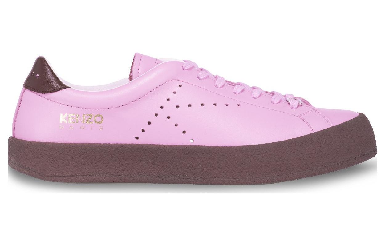 Order (W) Kenzo Leren Low-Top Sneakers ''Roze'' FC62SN030L50.30