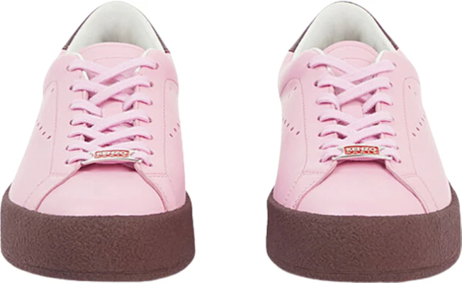 (W) Kenzo Leren Low-Top Sneakers ''Roze'' FC62SN030L50.30 Shop (W) Kenzo Leren Low-Top Sneakers ''Roze'' FC62SN030L50.30