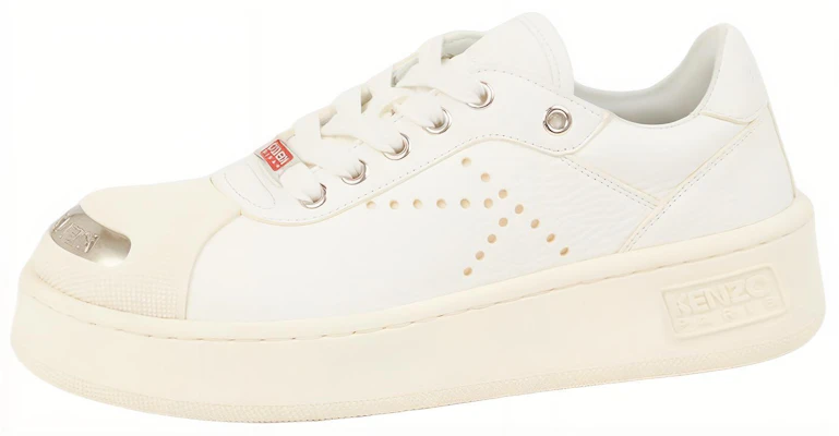 KENZO 高田賢三 皮革 低幫系帶 時尚板鞋 女款 白色 Buy KENZO 高田賢三 皮革 低幫系帶 時尚板鞋 女款 白色