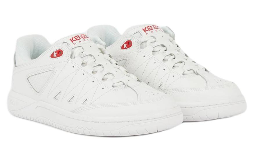 (W) Kenzo Leather Low-Top Sneaker 'Simple CMFT White' 圖 2