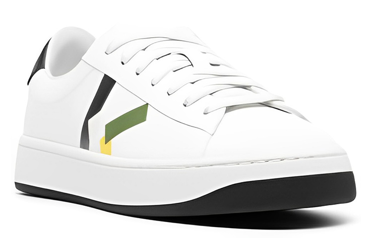 (W) Kenzo Leather Low-Top Sneakers 'White' 圖 3