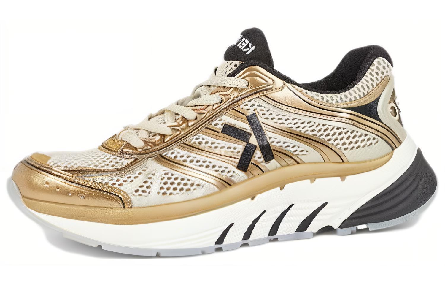 (W) Kenzo Leather Low 'Gold'