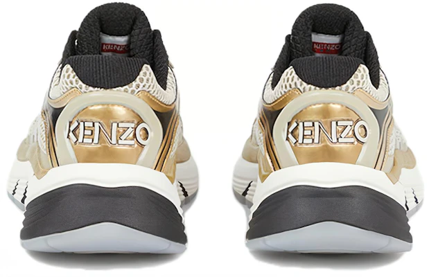 KENZO 皮革 百搭舒適 低筒 休閒鞋 女款 金色 Shop KENZO 皮革 百搭舒適 低筒 休閒鞋 女款 金色