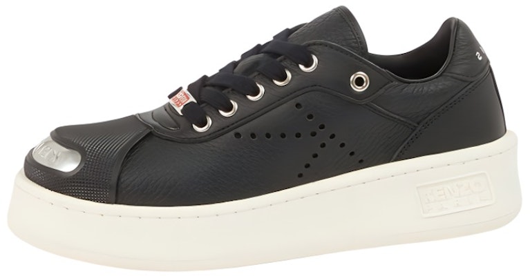 KENZO 高田賢三 皮革 低筒 繫帶 時尚板鞋 女款 黑色 Buy KENZO 高田賢三 皮革 低筒 繫帶 時尚板鞋 女款 黑色