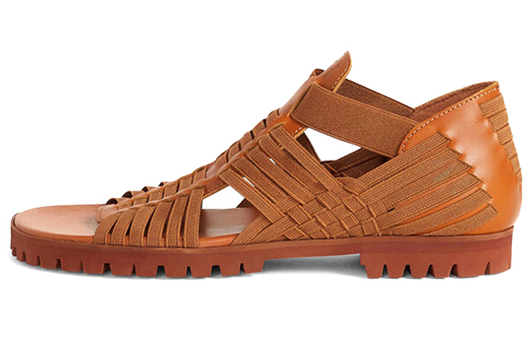 (W) Kenzo Leather Sandal 'Brown'