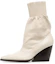 Buy (Women) Kenzo Leather Slip-On Ankle Boots 'Beige' FA62BT041L60-03