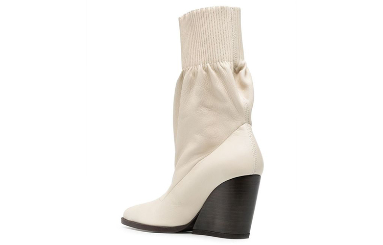 Lookbook (Women) Kenzo Leather Slip-On Ankle Boots 'Beige' FA62BT041L60-03